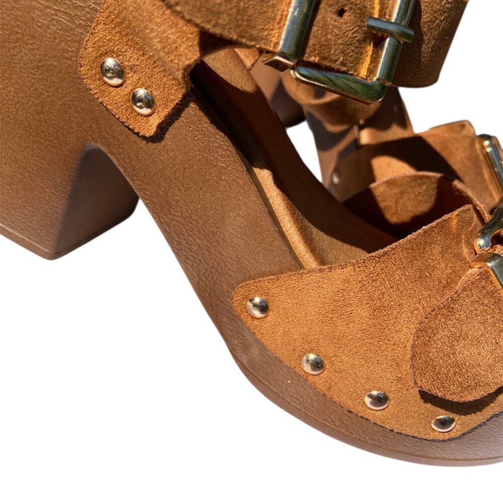 Women's Sandals Summer Platform High Heels Buckle Straps Pumps Party Sho… - Picture 10 of 11